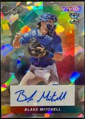 Blake Mitchell [Gray Crystal] #BA-BM1 Baseball Cards 2023 Leaf Vivid Autograph Prices