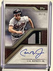 Cal Ripken Jr. #TRAP-CR Baseball Cards 2024 Topps Reverence Autograph Patch Prices