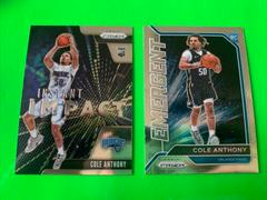 Cole Anthony Basketball Cards 2020 Panini Prizm Instant Impact Prices
