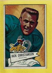 Jack Christiansen #129 Football Cards 1952 Bowman Large Prices