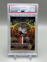Justin Fields [Prime] Football Cards 2022 Panini Gold Standard Rush Prices