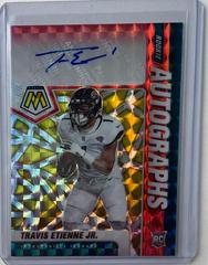 Travis Etienne Jr. [Gold] Football Cards 2021 Panini Mosaic Rookie Autographs Prices