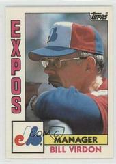 Bill Virdon #111 Baseball Cards 1984 Topps Tiffany Prices