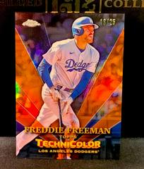 Freddie Freeman [Orange] Baseball Cards 2023 Topps Chrome in Technicolor Prices