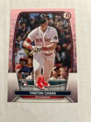 Triston Casas [Pink] #2 Baseball Cards 2023 Bowman Prices