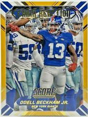 Odell Beckham Jr. #4 Football Cards 2016 Panini Score Chain Reaction Prices