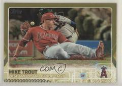 Mike Trout [Gold] #510 Baseball Cards 2015 Topps Prices