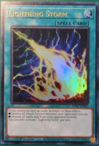 Lightning Storm [Ultra Rare] RA01-EN061 YuGiOh 25th Anniversary Rarity Collection