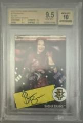Sasha Banks [Silver] Wrestling Cards 2015 Topps Heritage WWE Autographs Prices