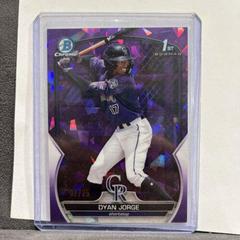 Dyan Jorge [Purple] #BCP-235 Baseball Cards 2023 Bowman Chrome Prospects Sapphire Prices