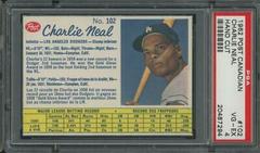 Charlie Neal [Hand Cut] #102 Baseball Cards 1962 Post Canadian Prices