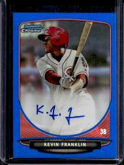 Kevin Franklin [Blue Refractor] #BCAKF Baseball Cards 2013 Bowman Chrome Prospect Autograph Prices