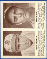 John Cooney, Sibby Sisti Baseball Cards 1941 Double Play Prices