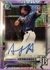 Heriberto Hernandez #BCMA-HHE Baseball Cards 2021 Bowman Chrome Mega Box Mojo Autographs Prices