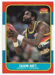 Calvin Natt Basketball Cards 1986 Fleer Prices