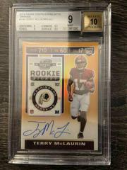 Terry McLaurin [Autograph Orange] #138 Football Cards 2019 Panini Contenders Optic Prices
