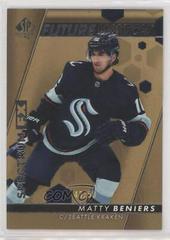 Matty Beniers [Gold] #S-100 Hockey Cards 2022 SP Authentic Spectrum FX Prices
