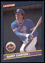 Gary Carter #63 Baseball Cards 1986 Leaf Prices