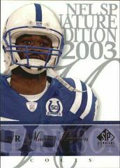 Marvin Harrison #74 Football Cards 2003 SP Signature Prices
