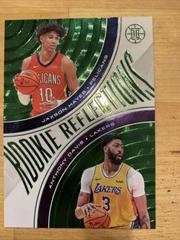 Anthony Davis, Jaxson Hayes [Emerald] #23 Basketball Cards 2019 Panini Illusions Rookie Reflections Prices