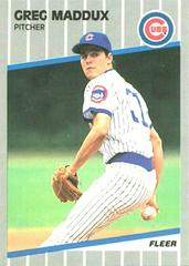 Greg Maddux #431 Baseball Cards 1989 Fleer Prices