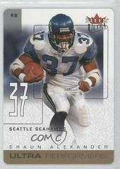Shaun Alexander [Gold Die Cut] #12 UP Football Cards 2004 Ultra Performers Prices