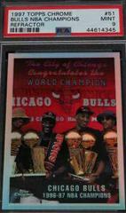 Bulls NBA Champions [Refractor] #51 Basketball Cards 1997 Topps Chrome Prices