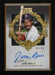 Jim Rice Baseball Cards 2022 Topps Gilded Collection Gold Framed Hall of Famer Autographs Prices
