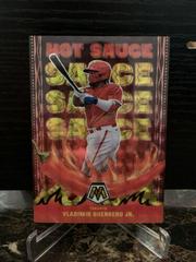 Vladimir Guerrero Jr. [Reactive Yellow] Baseball Cards 2022 Panini Mosaic Hot Sauce Prices