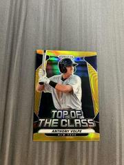 Anthony Volpe [Gold Prizm] Baseball Cards 2020 Panini Prizm Top of the Class Prices