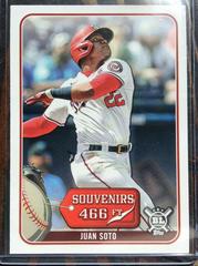 Juan Soto #SO-28 Baseball Cards 2021 Topps Big League Souvenirs Prices