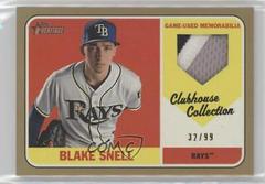 Blake Snell [High Number Gold] #BS Baseball Cards 2018 Topps Heritage Clubhouse Collection Relics Prices