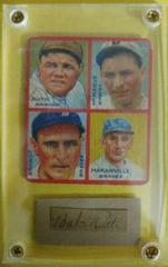 Brandt, Maranville, McManus, Ruth Baseball Cards 1935 Goudey 4 in 1 Prices