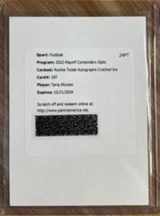 Tariq Woolen [Cracked Ice] #100 Football Cards 2022 Panini Contenders Optic Prices