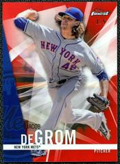Jacob deGrom [Red Refractor] Baseball Cards 2017 Topps Finest Prices