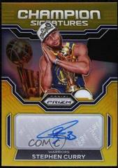 Stephen Curry [Gold] Basketball Cards 2022 Panini Prizm Champion Signatures Prices