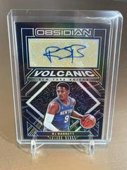 RJ Barrett Basketball Cards 2021 Panini Obsidian Volcanic Signatures Prices
