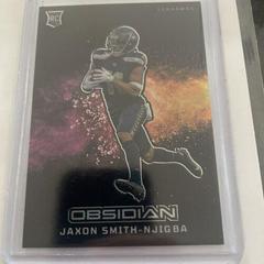Jaxon Smith-Njigba #4 Football Cards 2023 Panini Obsidian Black Color Blast Prices