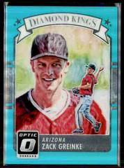 Zack Greinke [Aqua] Baseball Cards 2016 Panini Donruss Optic Prices