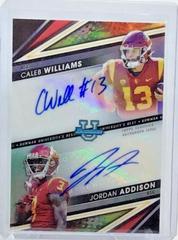 Jordan Addison, Caleb Williams Football Cards 2022 Bowman's Best University Dual Autographs Prices
