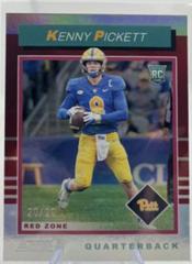 Kenny Pickett [Red Zone] #TB1 Football Cards 2022 Panini Score 1992 Throwback Rookie Prices