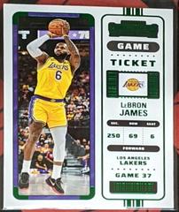 LeBron James [Game Green] #36 Basketball Cards 2022 Panini Contenders Prices