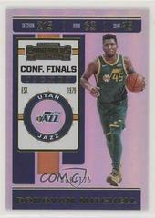 Donovan Mitchell [Conference Finals Ticket] #31 Basketball Cards 2019 Panini Contenders Prices