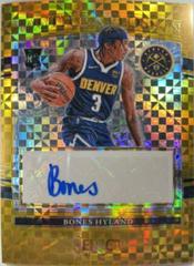 Bones Hyland [Gold Prizm] Basketball Cards 2021 Panini Select Youth Explosion Signatures Prices
