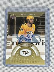 Roman Josi [Gold Autograph] Hockey Cards 2022 Upper Deck Trilogy Generations Prices