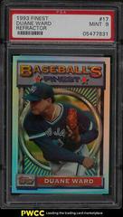 Duane Ward [Refractor] Baseball Cards 1993 Finest Prices