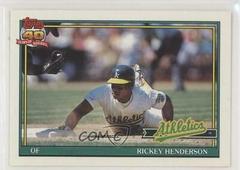 Rickey Henderson #670 Baseball Cards 1991 O Pee Chee Prices