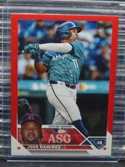 Jose Ramirez [Red] #ASG-50 Baseball Cards 2023 Topps Update All Star Game Prices