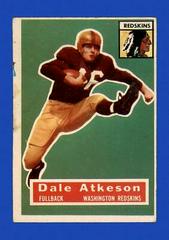 Dale Atkeson Football Cards 1956 Topps Prices