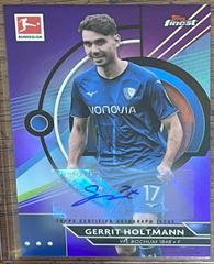 Gerrit Holtmann [Purple] #BCA-GH Soccer Cards 2022 Topps Finest Bundesliga Autographs Prices